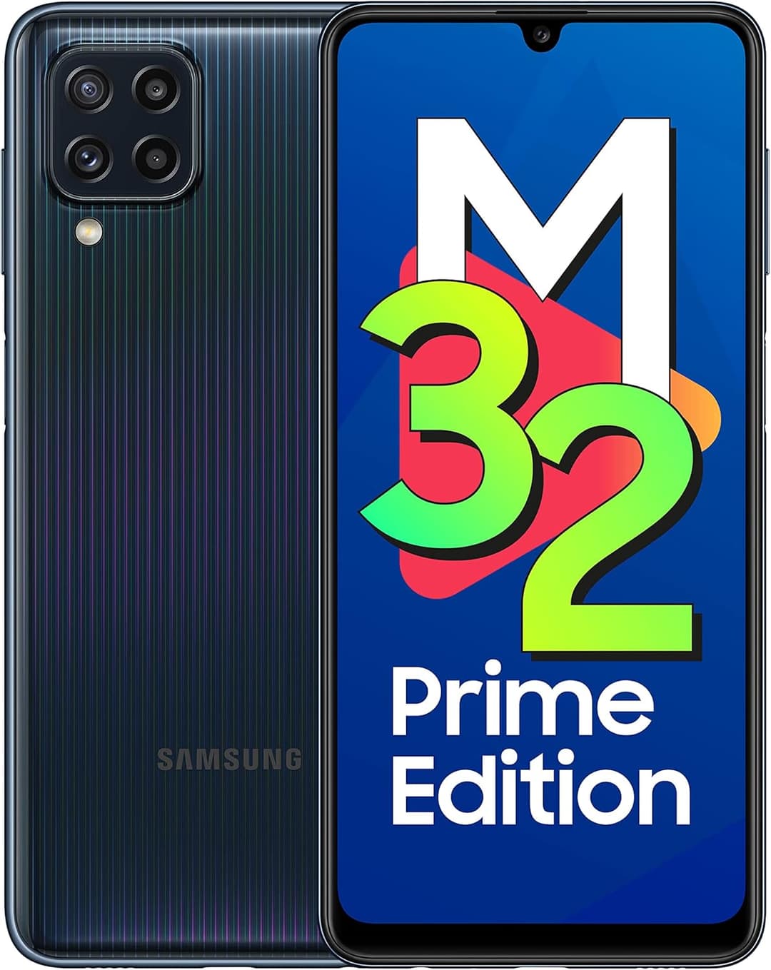 Samsung Galaxy M32 Prime 4GB/64GB 6000mAh Battery, 64MP Quad Camera - Black  - Image 2