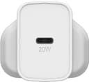 OtterBox 20W USB-C PD Fast Wall Charger, UK Plug, For Smartphone & Tablet, Drop Tested, Ultra Durable - White thumbnail 1