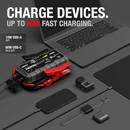 NOCO Boost X GBX75 2500A 12V UltraSafe Lithium Jump Starter Power Pack - Image 5