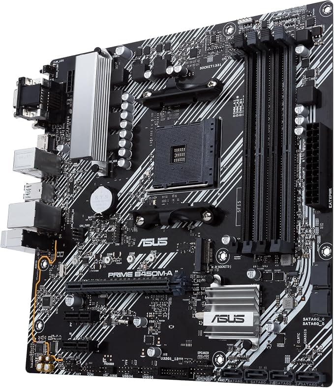 ASUS PRIME B450M-A II - motherboard - micro ATX - Socket AM4 - AMD B450 - Image 6