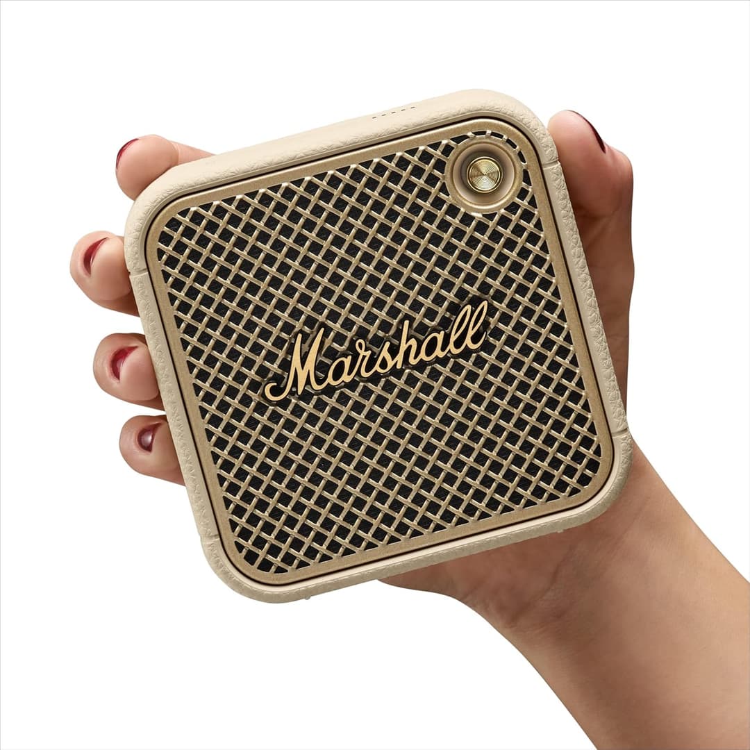 Marshall Willen II Bluetooth Speaker – Wireless, IP67 Water-Resistant, 17+ Hours Playtime, Cream - Image 9