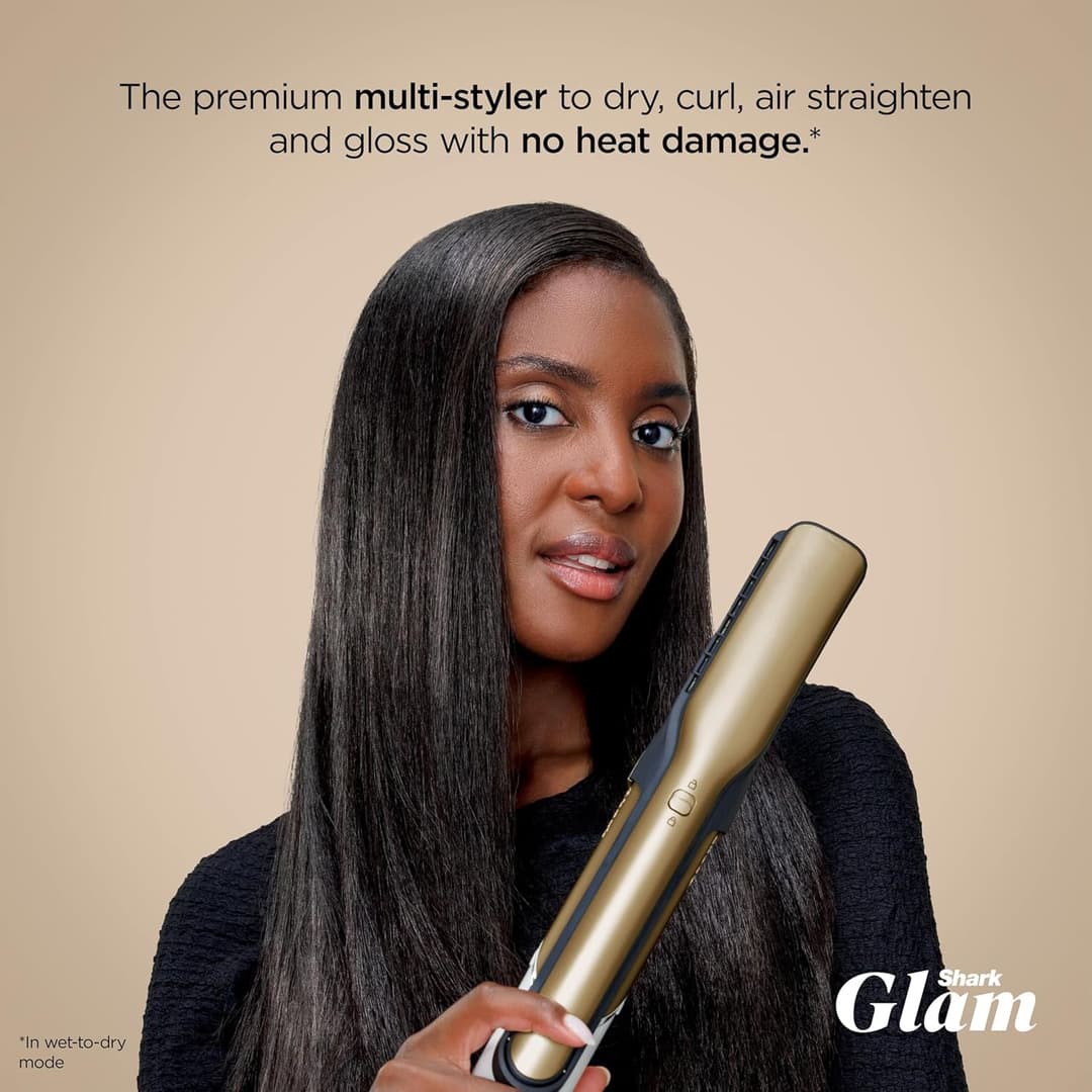 Shark Glam Sleek Straight Waves & Curls Multi-Styler HD6051SUK - Image 3