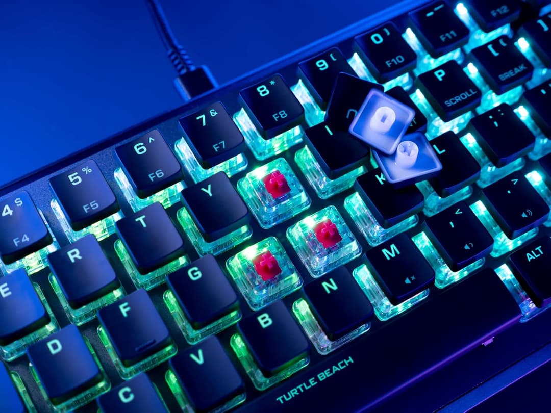 Turtle Beach Vulcan II Mini 65% Optical Mechanical Gaming Keyboard - Black - Image 5