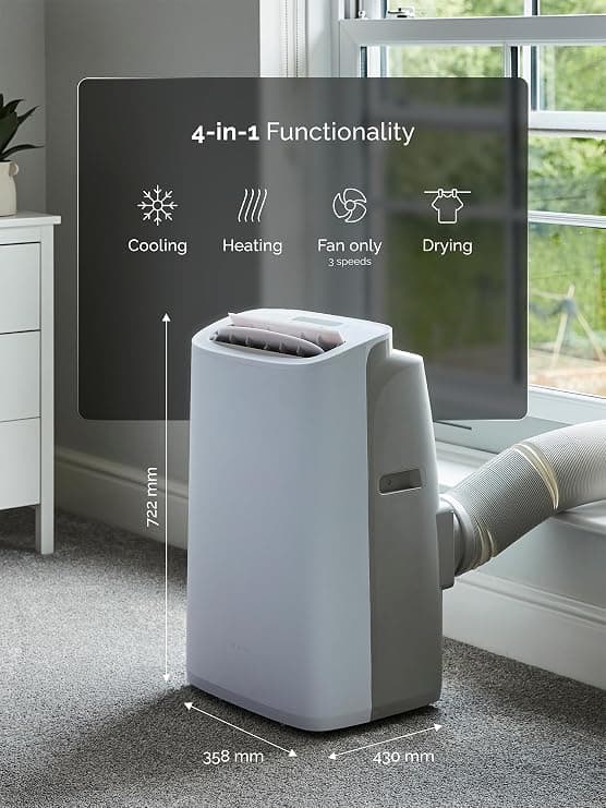 Meaco Cirro 12000 BTU Smart Portable Air Conditioner and Heater - Image 2