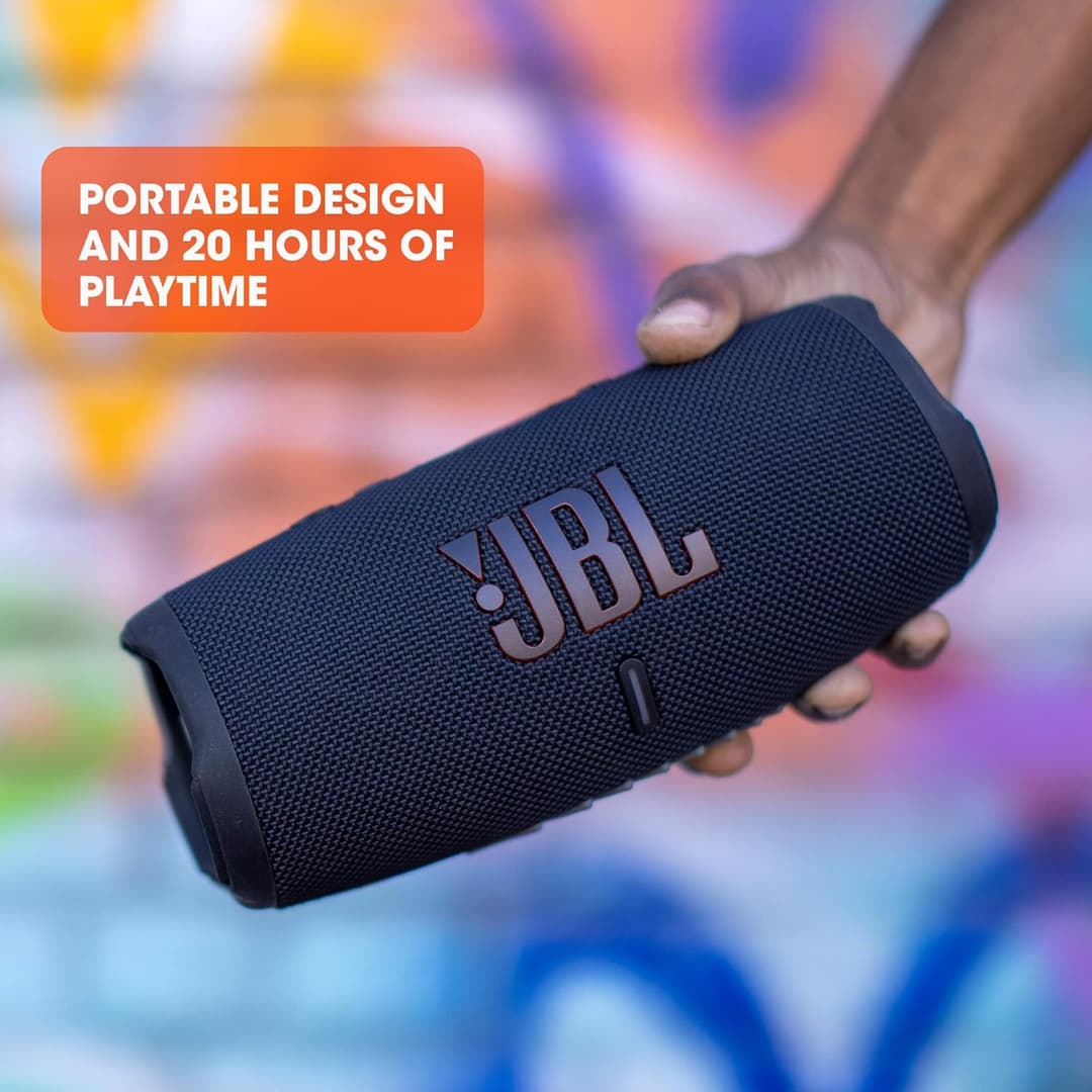 JBL Charge 5 Bluetooth Speaker White - Image 2