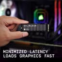 Western Digital Black SN850X with Heatsink M.2 2280 PCI Express 4.0 x4 NVMe Solid State Drive 1TB thumbnail 7