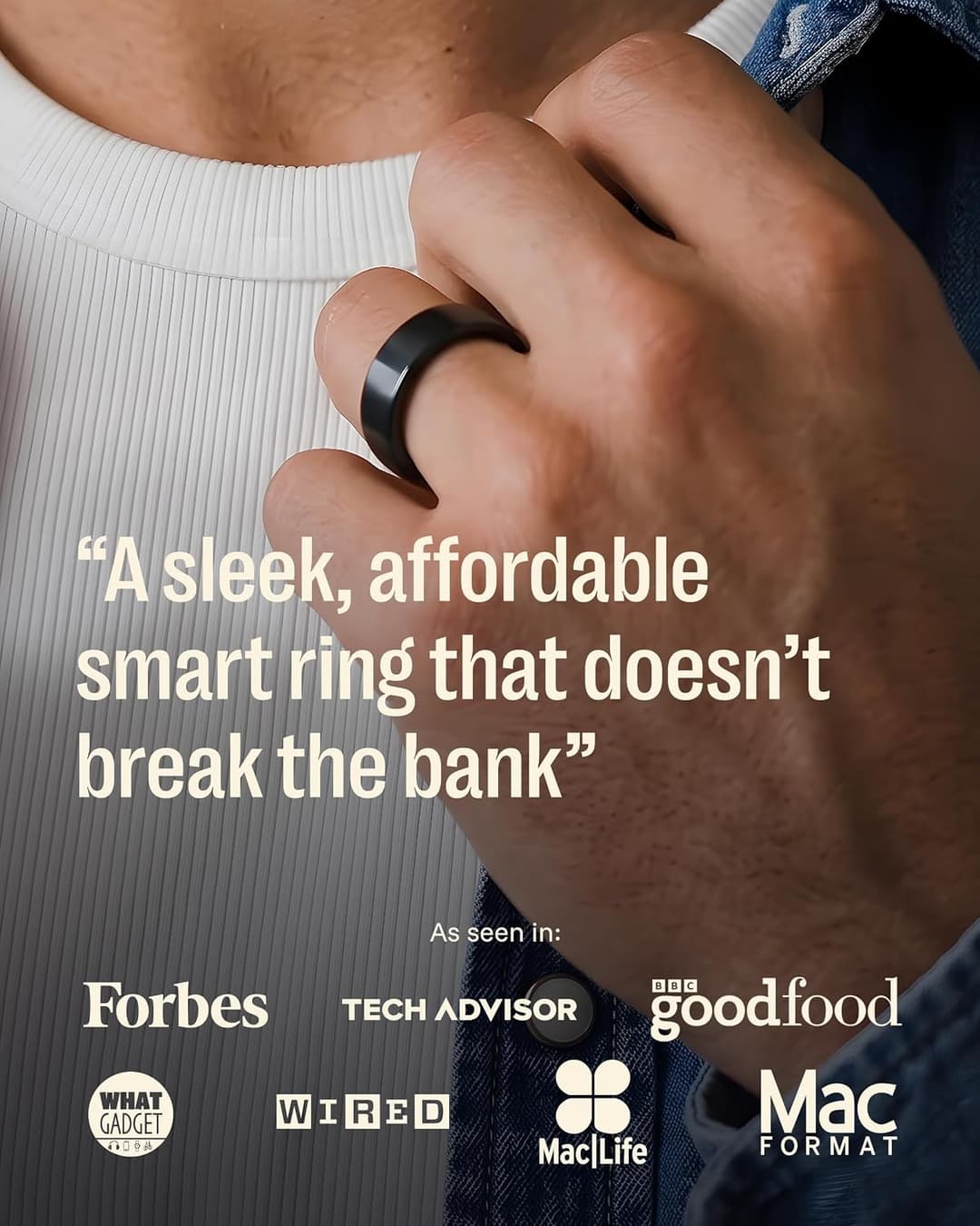 LEEP Smart Ring Size 7, IP68 Waterproof Health & Fitness Tracker with Heart Rate & Sleep Monitoring - Image 4