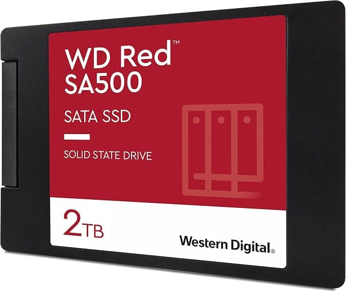 WD Red SA500 2TB SATA III 2.5 Inch NAS SSD WDS200T2R0A - Image 2