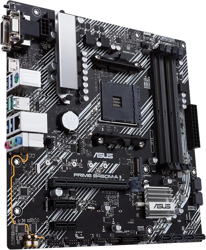 ASUS PRIME B450M-A II - motherboard - micro ATX - Socket AM4 - AMD B450 - Image 5