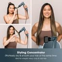 Shark Flex Style 5-in-1 Air Styler & Hair Dryer, Auto-Wrap Curlers, Frizz Fighter Finishing Tool, HD456TLUK - TEAL Blue thumbnail 8