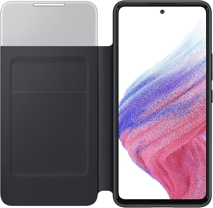 Samsung Galaxy A53 5G Official Smart Clear View Cover Case - Black - Image 2