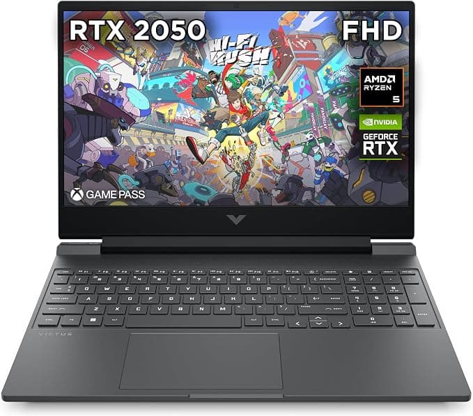 HP Victus 15-fb2002sa 15.6" Gaming Laptop AMD Ryzen 5, RTX 2050, 8GB, 512GB - Mica Silver - Image 3