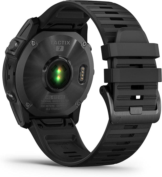 Garmin Tactix 7 Standard Edition Tactical GPS Smartwatch with Silicone Strap - Black - Image 2