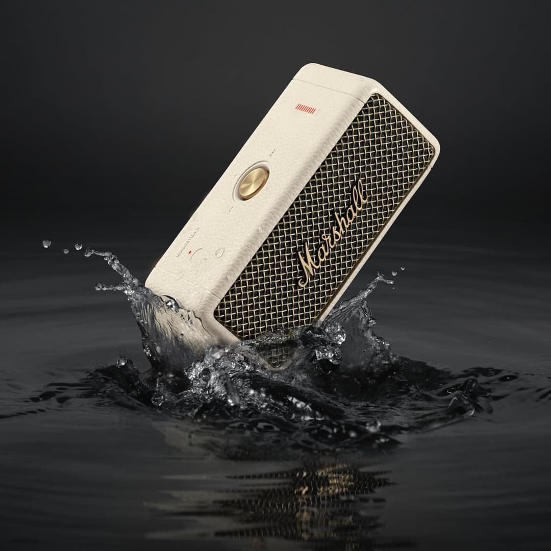 Marshall Emberton II Portable Bluetooth Speaker - Cream - Image 10