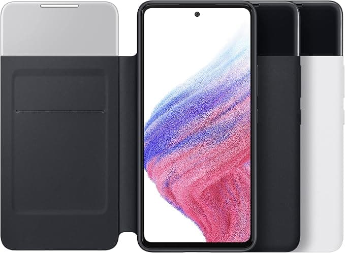 Samsung Galaxy A53 5G Official Smart Clear View Cover Case - Black - Image 5