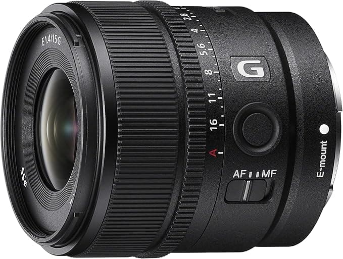 Sony E 15mm F1.4 G APS-C Wide Angle Prime Lens for Sony E Mount Cameras - Image 1