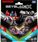 Beyblade X Transformers Optimus Prime vs Megatron 4-60P, 4-80B Multipack Spinning Tops with Launchers (8+) thumbnail 3
