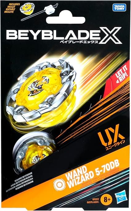 Beyblade X Wand Wizard 5-70DB UX Starter Pack Top and Launcher - Image 4