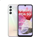 Samsung Galaxy M34 5G 128GB 120Hz AMOLED, 50MP Camera, 6000mAh - Silver  thumbnail 2