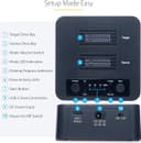 StarTech 1:1 M.2 NVMe SSD Duplicator Cloner Dock Dual Bay USB-C 20Gbps thumbnail 5