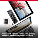 SanDisk Ultra Fit 512GB USB 3.2 Type-A Flash Drive - Black thumbnail 7