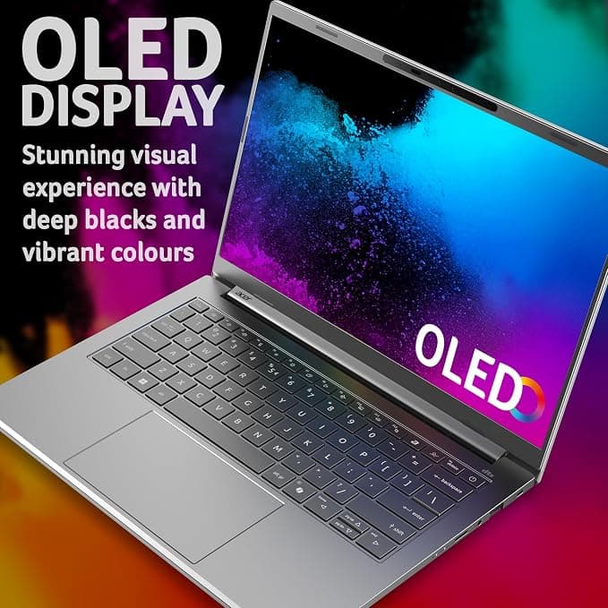 Acer Aspire 14 AI A14-61M 14 Inch WUXGA OLED Laptop AMD Ryzen AI 5 16GB RAM 512GB SSD - Silver - Image 5