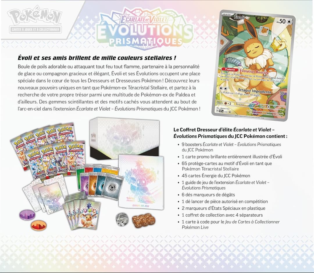 Pokémon TCG: Scarlet & Violet Elite Trainer Box – Prismatic Evolutions - Image 3