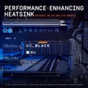 Western Digital Black SN850X with Heatsink M.2 2280 PCI Express 4.0 x4 NVMe Solid State Drive 1TB thumbnail 8