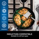 NINJAFoodi ZEROSTICK Stainless Steel 3 Piece Pan set 16/18/20cm Saucepans, non stick, C63000UK thumbnail 3