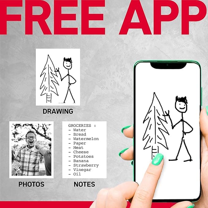AgfaPhoto Realipix Pocket P Portable Photo Printer – White - Image 5