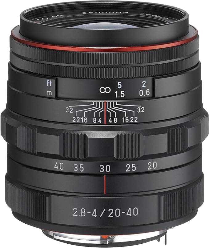 Pentax HD DA 20-40mm f/2.8-4 ED Limited DC WR Zoom Lens Black - Image 1