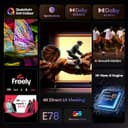 Hisense 43 Inch 43A6QTUK Smart 4K UHD HDR LED TV with Freely - Black thumbnail 4