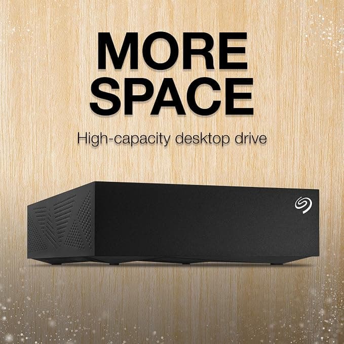 Seagate Desktop 8TB External Hard Drive HDD, USB 3.0, PC, Laptop & Mac, Black (STGY8000400) - Image 3