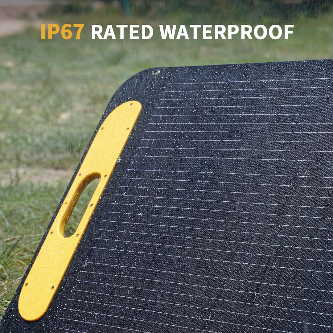 VTOMAN VS110 110W Portable Foldable Solar Panel - Black - Image 7