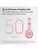 Beats Solo 4 Wireless Bluetooth On-Ear Headphones with Mic/Remote, Metallic Pink thumbnail 3