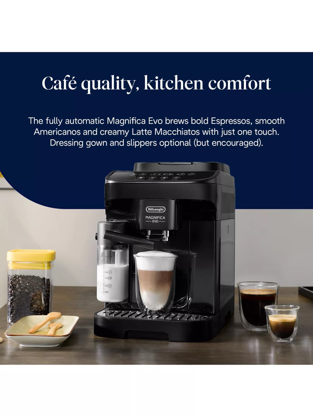 DeLonghi Magnifica Evo ECAM290.51 Bean to Cup Coffee Machine Black - Image 3