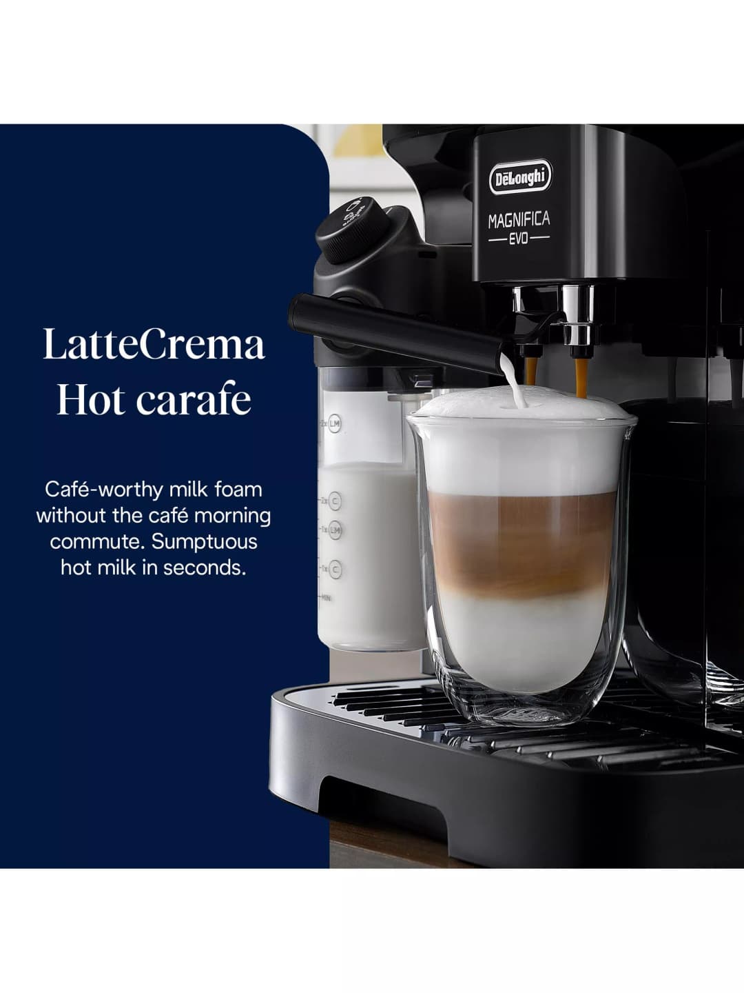 DeLonghi Magnifica Evo ECAM290.51 Bean to Cup Coffee Machine Black - Image 5