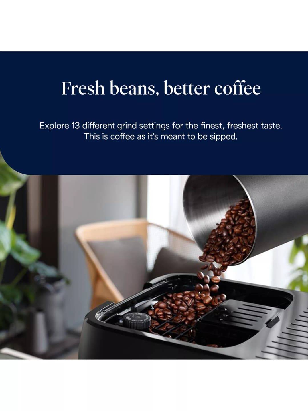 DeLonghi Magnifica Evo ECAM290.51 Bean to Cup Coffee Machine Black - Image 6