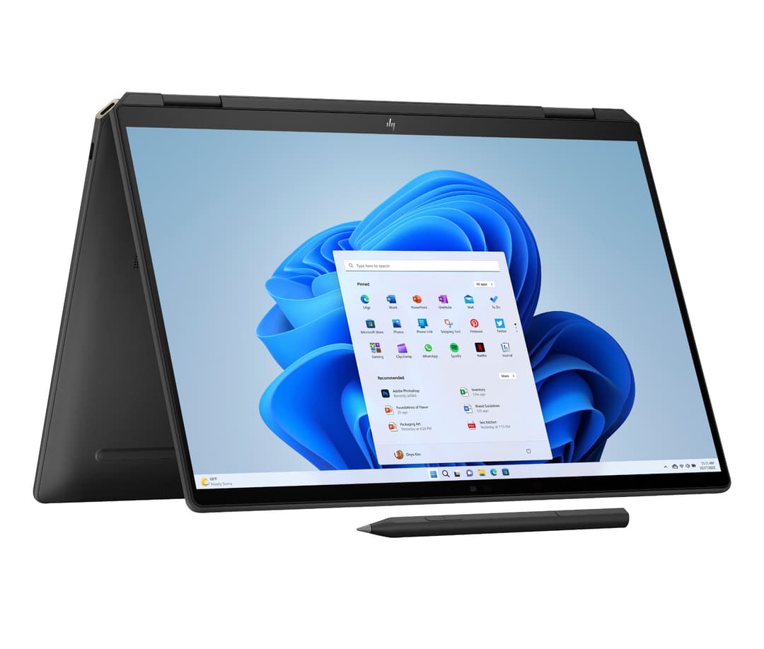 HP Spectre x360 14-eu0004na Convertible Laptop, Core Ultra 7, 16GB, 1TB, 2.8K OLED, Black - Image 1