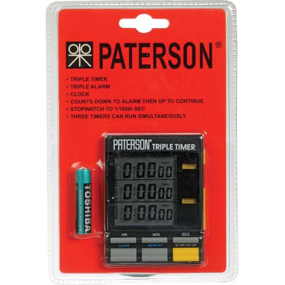 Paterson Triple Timer - Black - Image 1