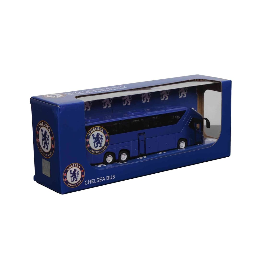 Chelsea FC Bus Model Football Team Coach Toy - Image 6