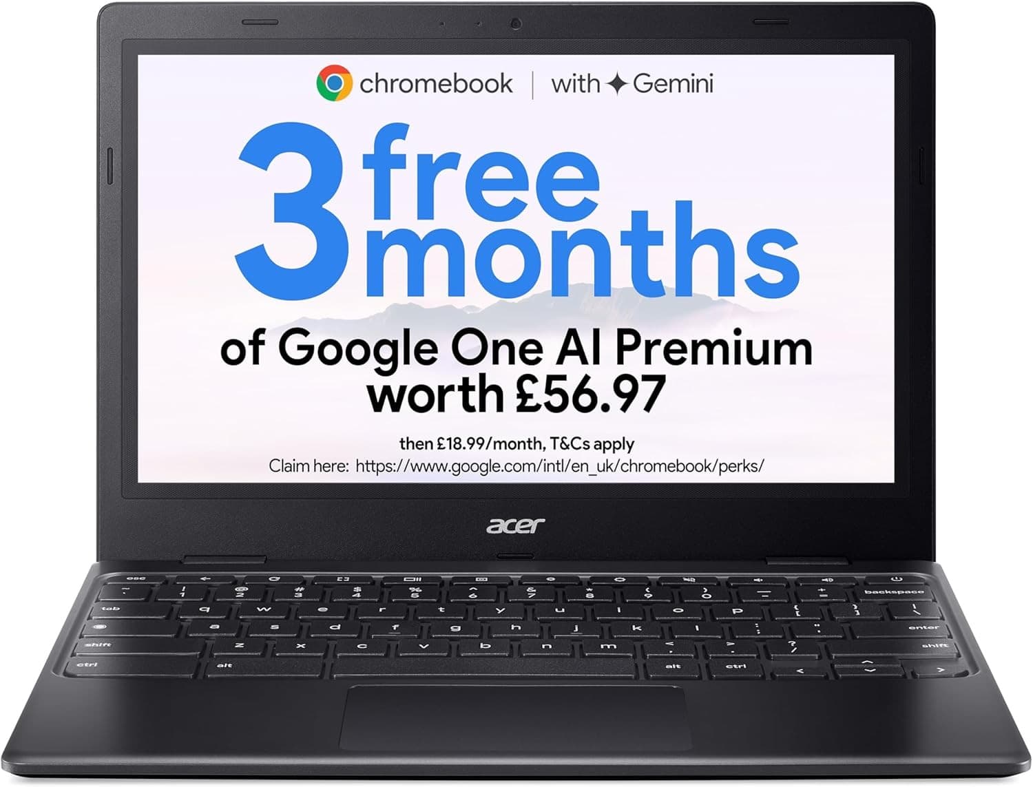 Acer Chromebook 311 Intel Celeron N4500 4GB 64GB Black