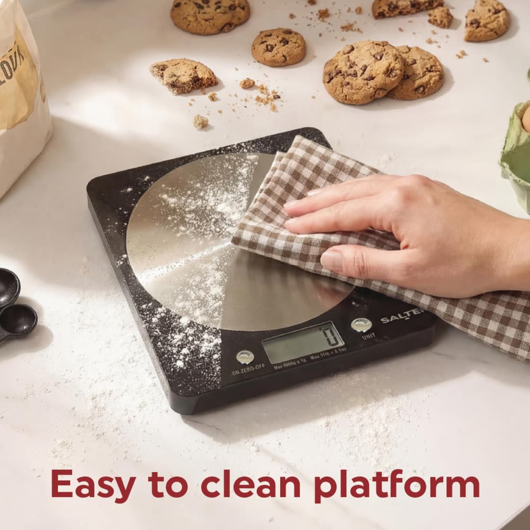 Salter 1036 BKSSDR Digital Kitchen Scale - Black - Image 3
