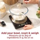 Salter 1036 BKSSDR Digital Kitchen Scale - Black thumbnail 4