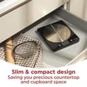 Salter 1036 BKSSDR Digital Kitchen Scale - Black thumbnail 5