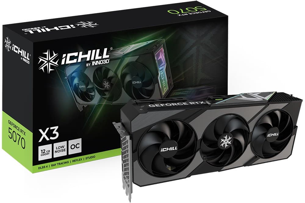 INNO3D iChill GeForce RTX 5070 X3 NVIDIA 12 GB GDDR7 - Image 1