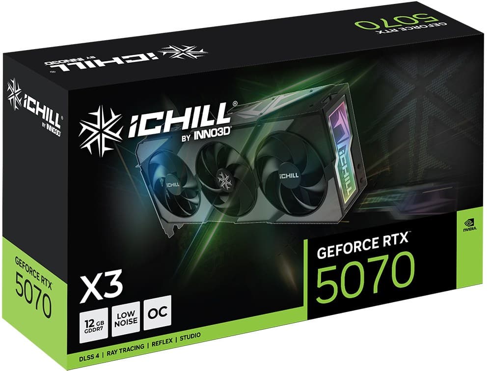 INNO3D iChill GeForce RTX 5070 X3 NVIDIA 12 GB GDDR7 - Image 3