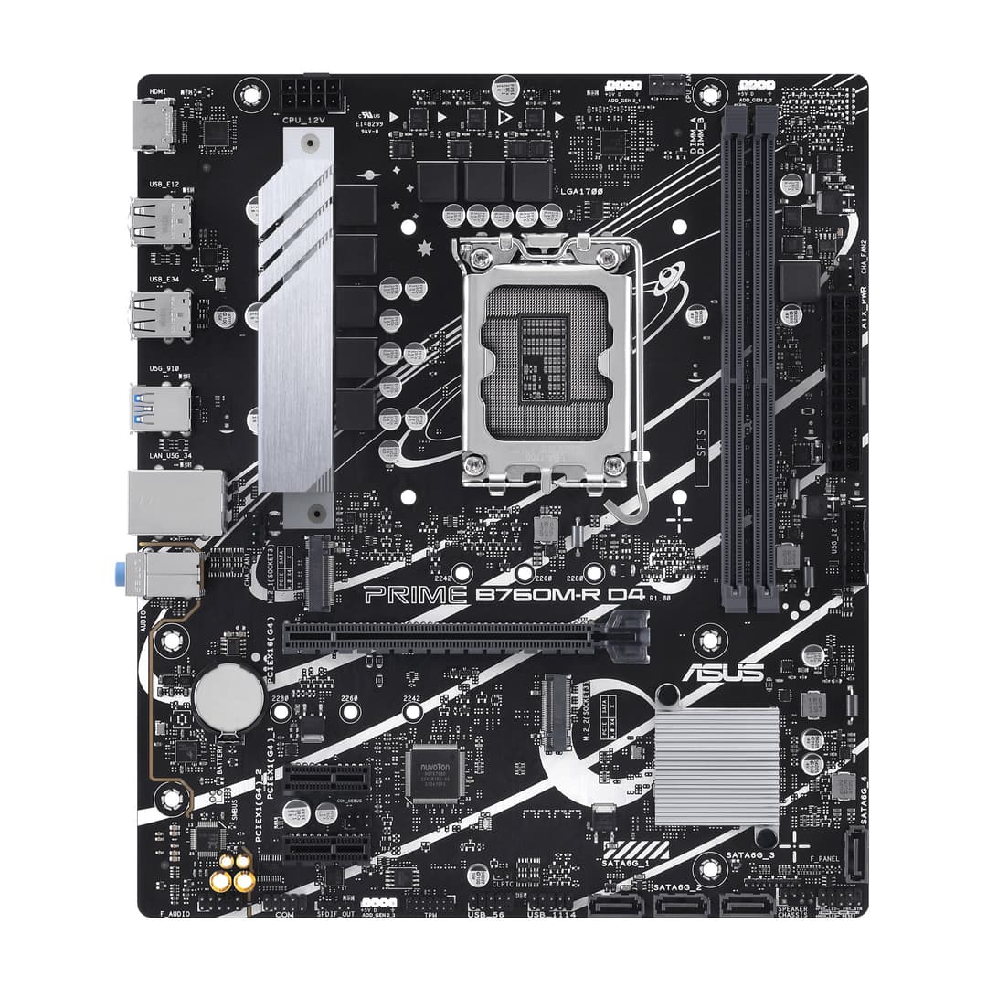 ASUS PRIME B760M-R D4 Intel B760 LGA 1700 micro ATX - Image 1