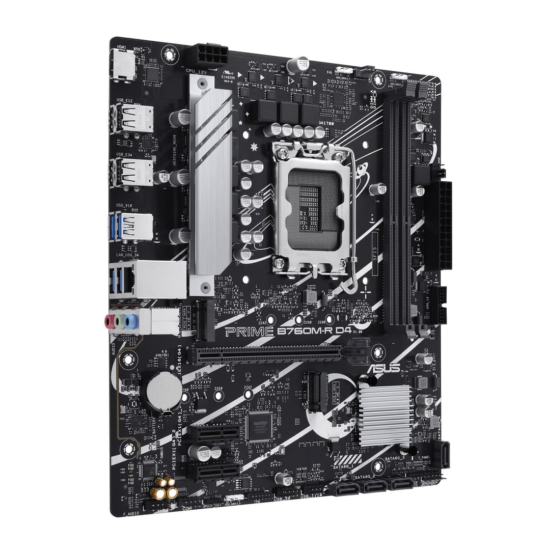 ASUS PRIME B760M-R D4 Intel B760 LGA 1700 micro ATX - Image 2