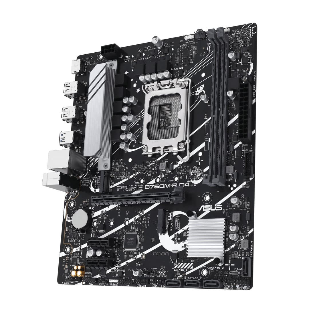 ASUS PRIME B760M-R D4 Intel B760 LGA 1700 micro ATX - Image 4